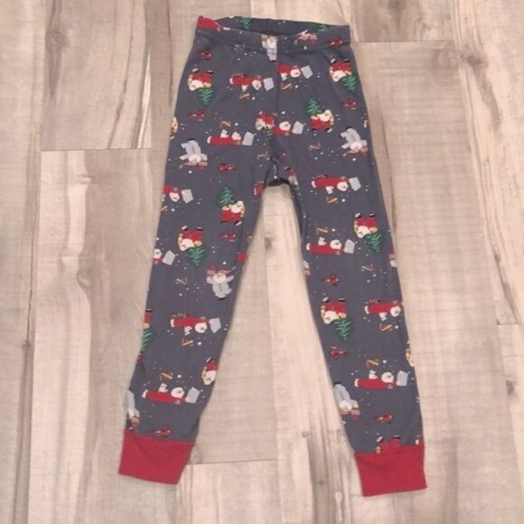 Hanna Andersson Santa Pajamas Organic Pajamas size 5 / 110 - Picture 4 of 10